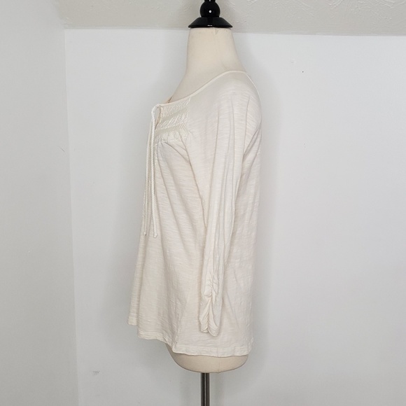 Lucky Brand Boho Peasant Top - Picture 4 of 6